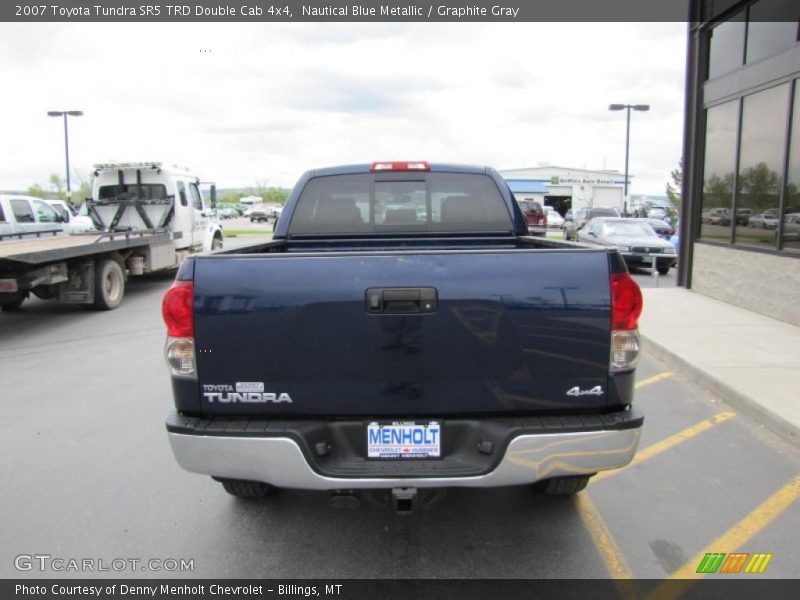 Nautical Blue Metallic / Graphite Gray 2007 Toyota Tundra SR5 TRD Double Cab 4x4