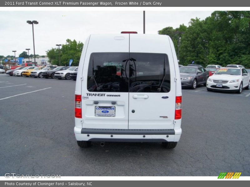 Frozen White / Dark Grey 2011 Ford Transit Connect XLT Premium Passenger Wagon