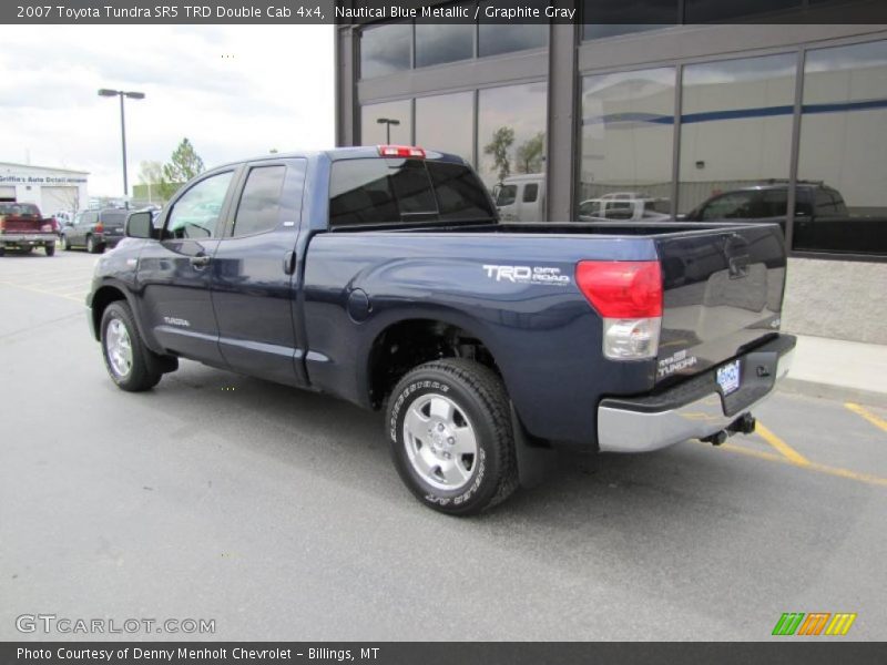Nautical Blue Metallic / Graphite Gray 2007 Toyota Tundra SR5 TRD Double Cab 4x4
