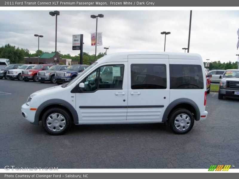 Frozen White / Dark Grey 2011 Ford Transit Connect XLT Premium Passenger Wagon