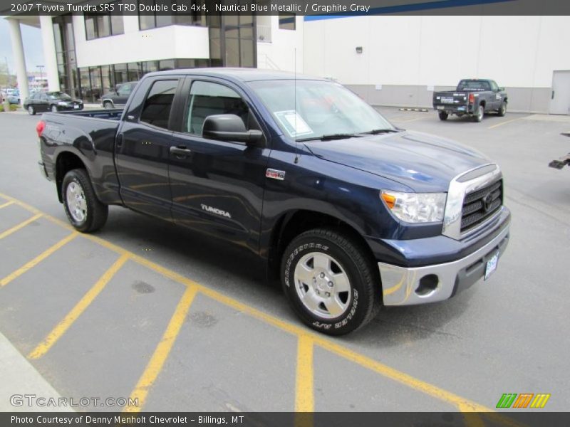Nautical Blue Metallic / Graphite Gray 2007 Toyota Tundra SR5 TRD Double Cab 4x4