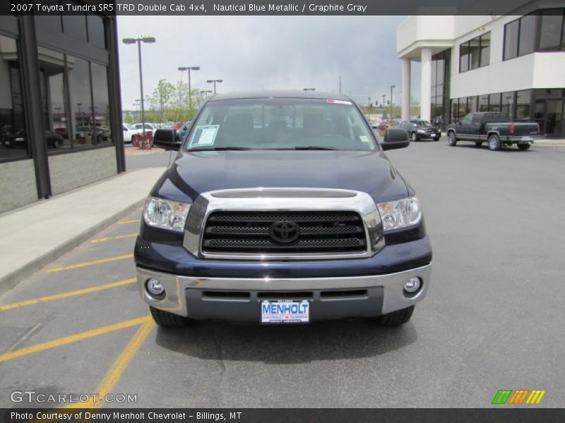 Nautical Blue Metallic / Graphite Gray 2007 Toyota Tundra SR5 TRD Double Cab 4x4