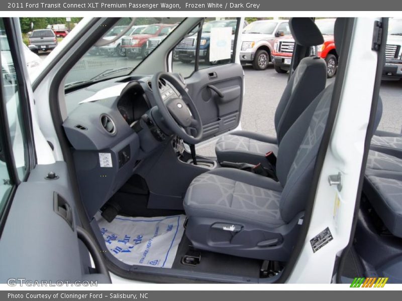  2011 Transit Connect XLT Premium Passenger Wagon Dark Grey Interior