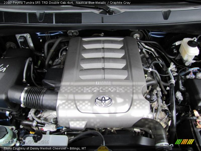 Nautical Blue Metallic / Graphite Gray 2007 Toyota Tundra SR5 TRD Double Cab 4x4