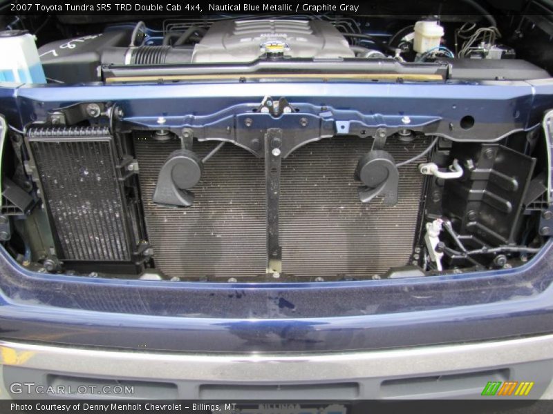 Nautical Blue Metallic / Graphite Gray 2007 Toyota Tundra SR5 TRD Double Cab 4x4