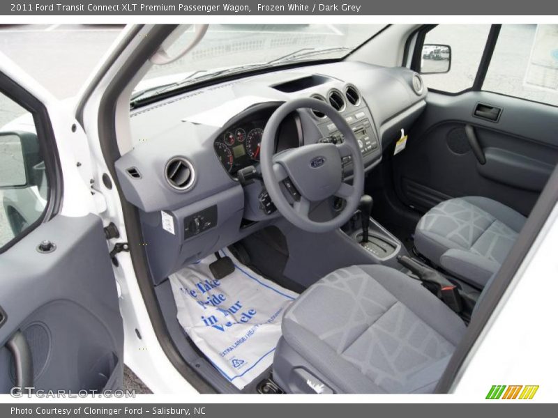  2011 Transit Connect XLT Premium Passenger Wagon Dark Grey Interior