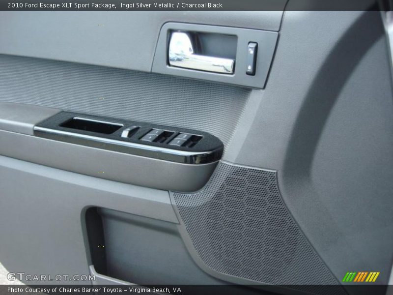 Ingot Silver Metallic / Charcoal Black 2010 Ford Escape XLT Sport Package
