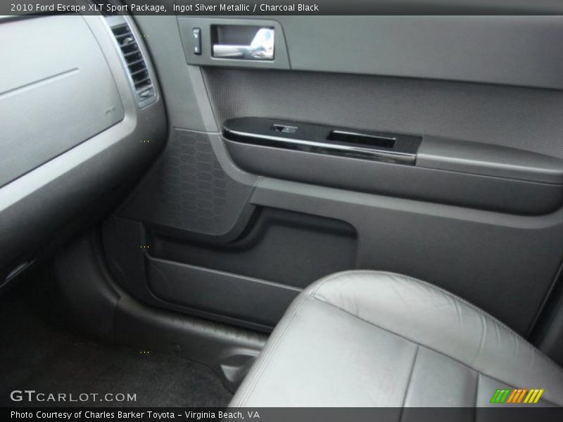 Ingot Silver Metallic / Charcoal Black 2010 Ford Escape XLT Sport Package