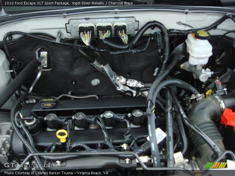 Ingot Silver Metallic / Charcoal Black 2010 Ford Escape XLT Sport Package