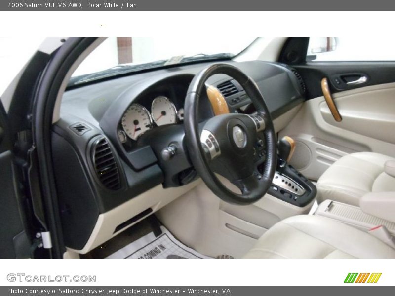 Polar White / Tan 2006 Saturn VUE V6 AWD