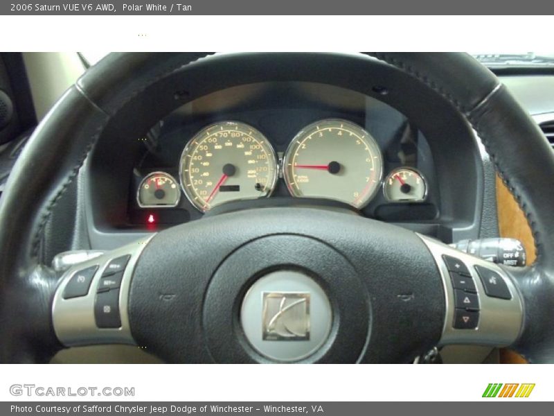 Polar White / Tan 2006 Saturn VUE V6 AWD