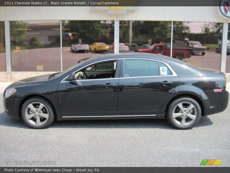 Black Granite Metallic / Cocoa/Cashmere 2011 Chevrolet Malibu LT
