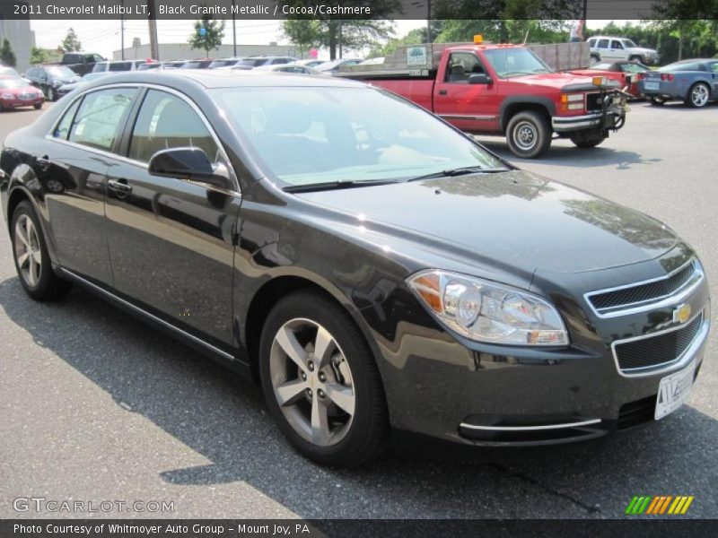 Black Granite Metallic / Cocoa/Cashmere 2011 Chevrolet Malibu LT