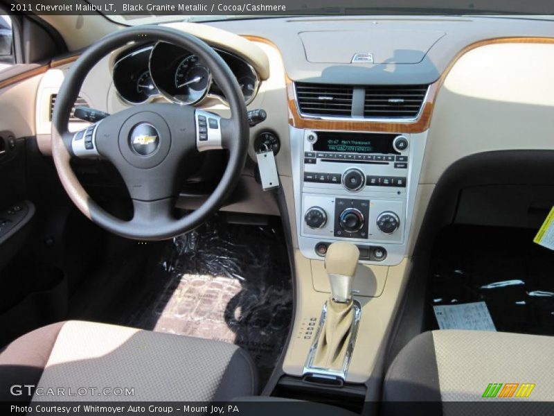 Black Granite Metallic / Cocoa/Cashmere 2011 Chevrolet Malibu LT