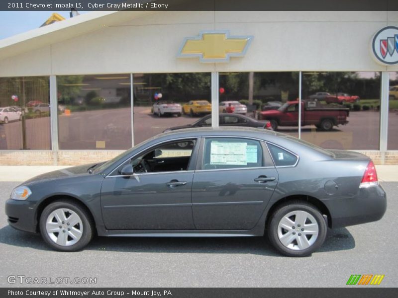 Cyber Gray Metallic / Ebony 2011 Chevrolet Impala LS