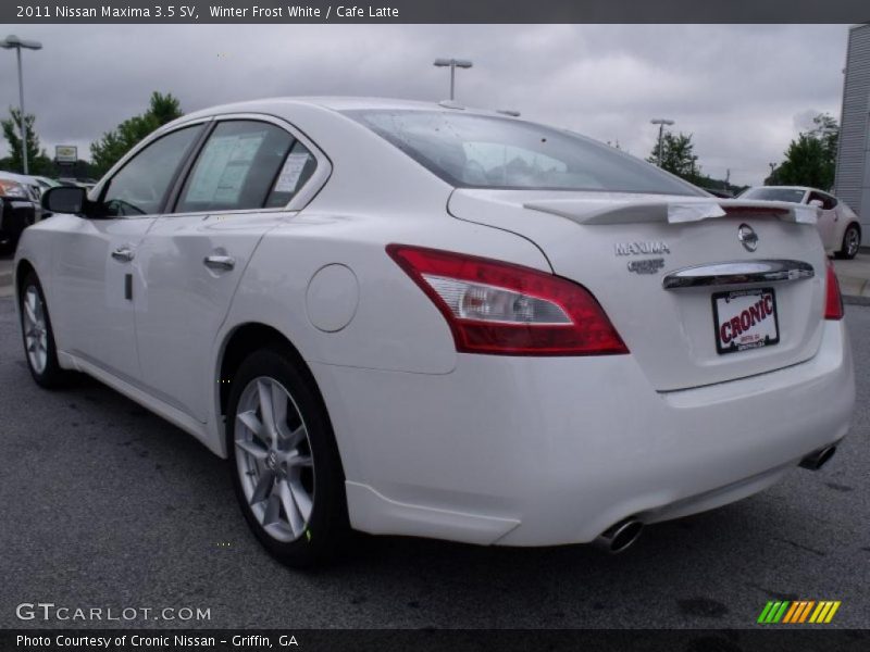 Winter Frost White / Cafe Latte 2011 Nissan Maxima 3.5 SV