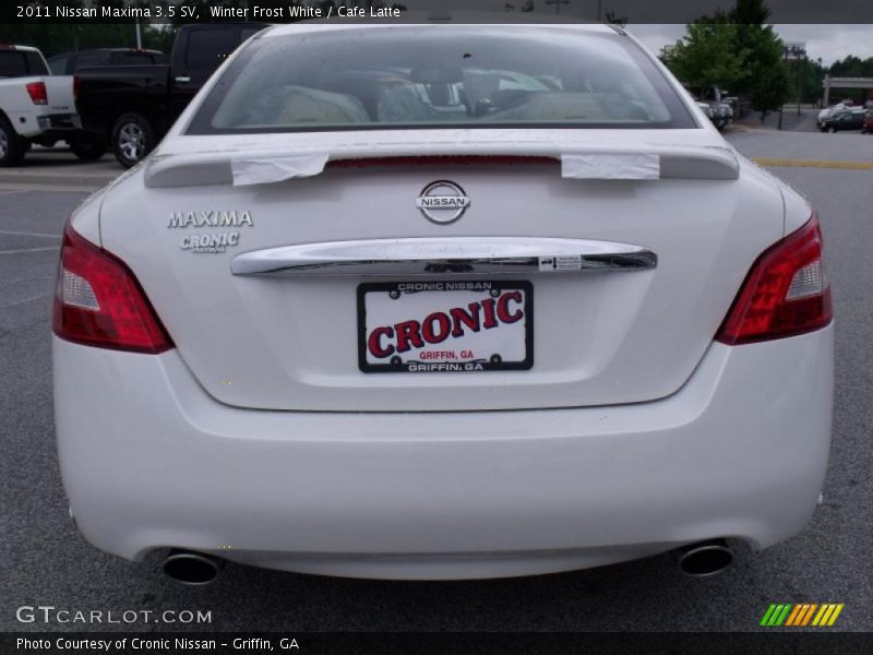 Winter Frost White / Cafe Latte 2011 Nissan Maxima 3.5 SV