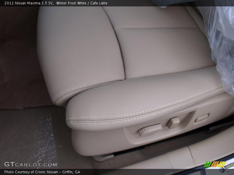 Winter Frost White / Cafe Latte 2011 Nissan Maxima 3.5 SV