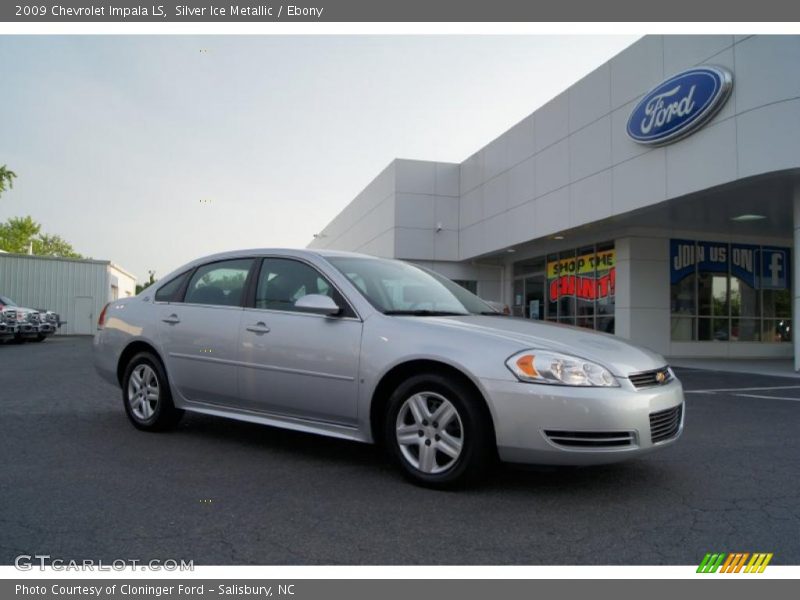 Silver Ice Metallic / Ebony 2009 Chevrolet Impala LS