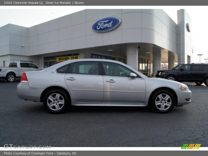 Silver Ice Metallic / Ebony 2009 Chevrolet Impala LS
