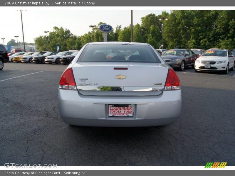 Silver Ice Metallic / Ebony 2009 Chevrolet Impala LS