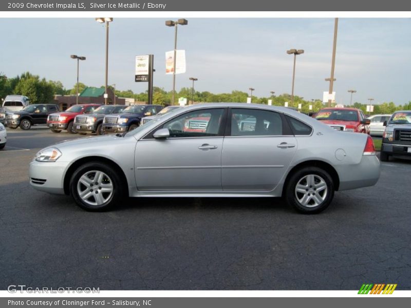 Silver Ice Metallic / Ebony 2009 Chevrolet Impala LS