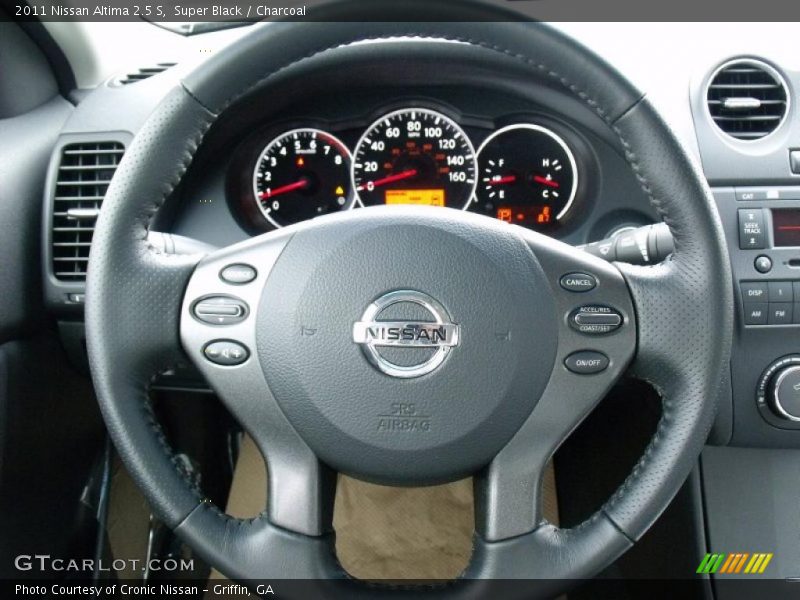 Super Black / Charcoal 2011 Nissan Altima 2.5 S