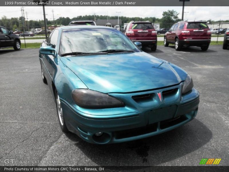 Medium Green Blue Metallic / Dark Pewter 1999 Pontiac Grand Am GT Coupe