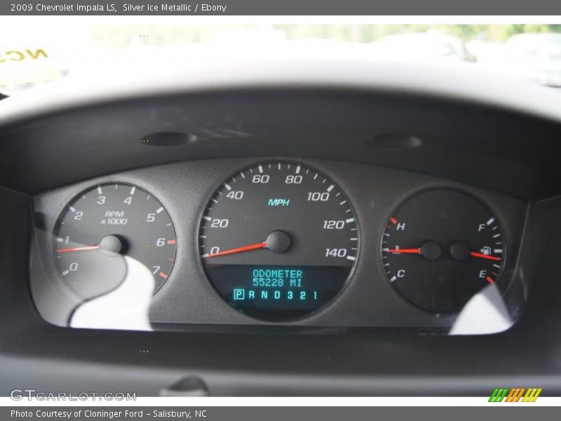 Silver Ice Metallic / Ebony 2009 Chevrolet Impala LS