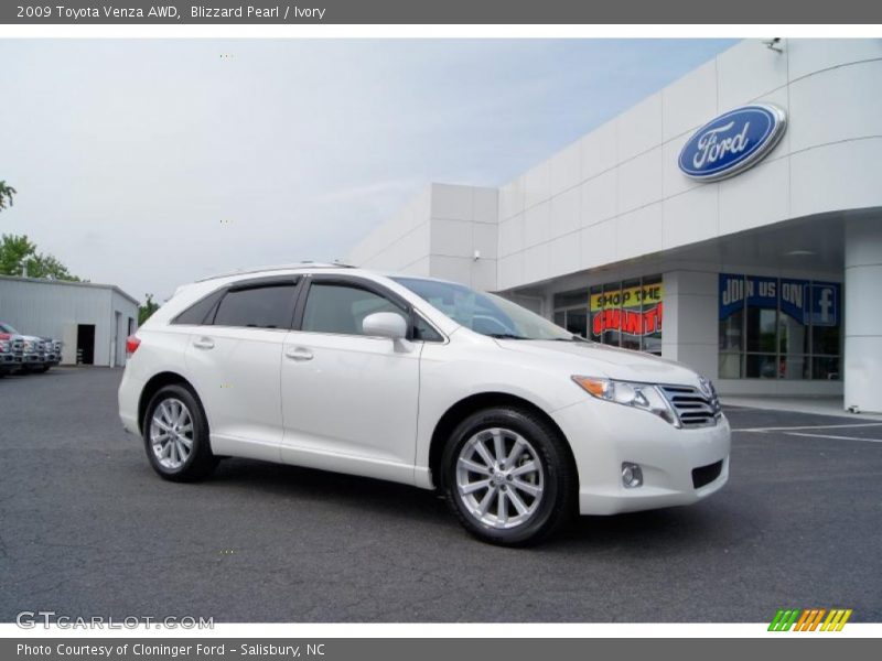 Blizzard Pearl / Ivory 2009 Toyota Venza AWD