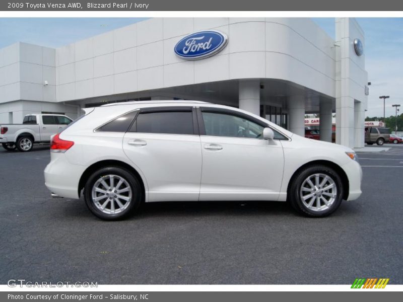 Blizzard Pearl / Ivory 2009 Toyota Venza AWD