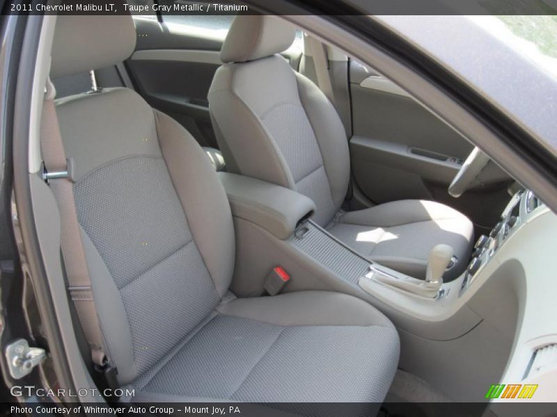 Taupe Gray Metallic / Titanium 2011 Chevrolet Malibu LT