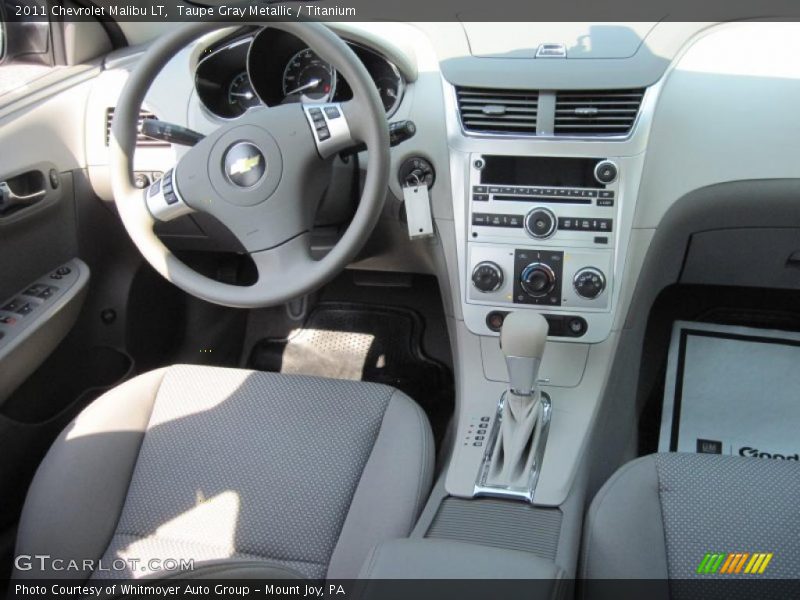 Taupe Gray Metallic / Titanium 2011 Chevrolet Malibu LT