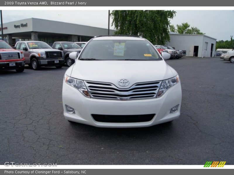 Blizzard Pearl / Ivory 2009 Toyota Venza AWD