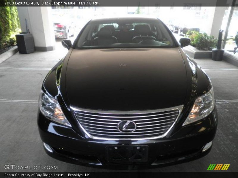 Black Sapphire Blue Pearl / Black 2008 Lexus LS 460