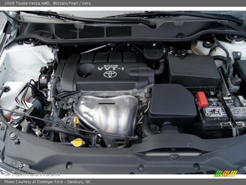  2009 Venza AWD Engine - 2.7 Liter DOHC 16-Valve Dual VVT-i 4 Cylinder