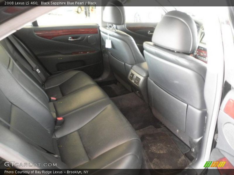 Black Sapphire Blue Pearl / Black 2008 Lexus LS 460