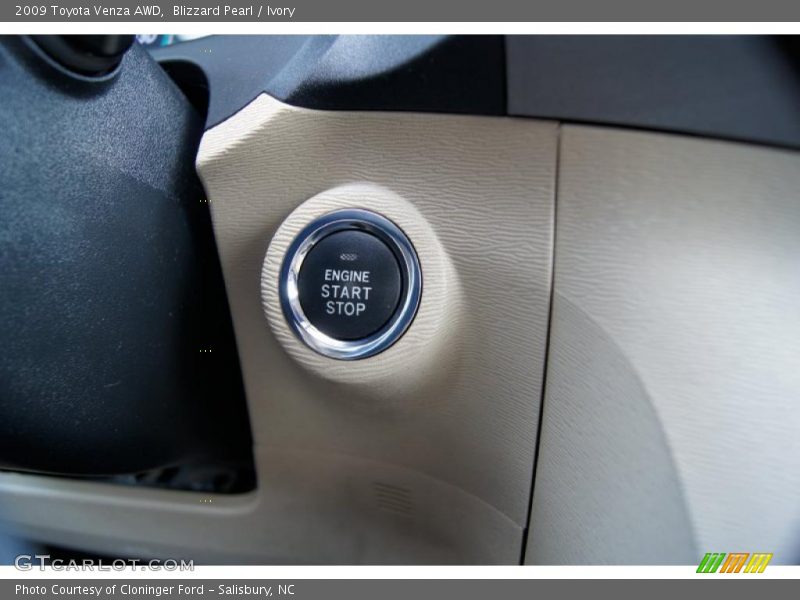 Controls of 2009 Venza AWD