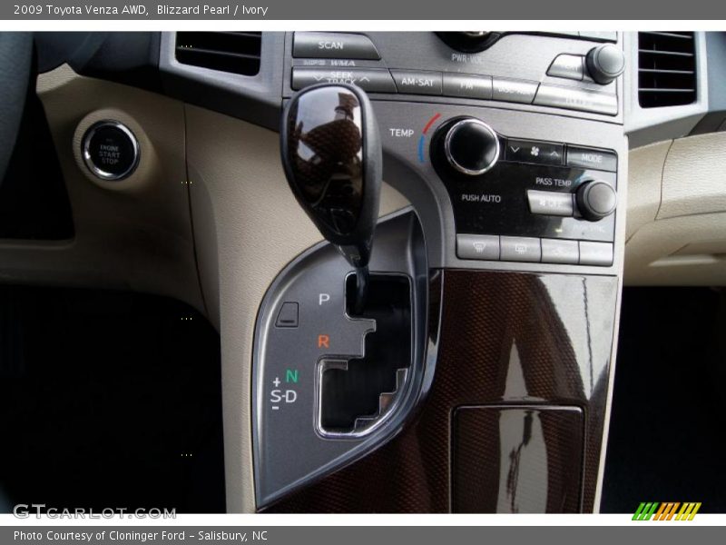 2009 Venza AWD 6 Speed ECT-i Automatic Shifter