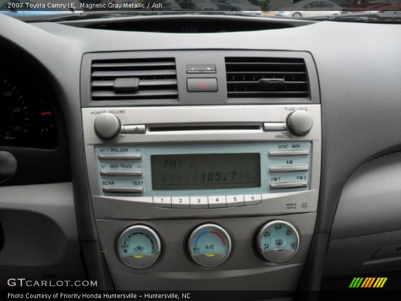 Magnetic Gray Metallic / Ash 2007 Toyota Camry LE