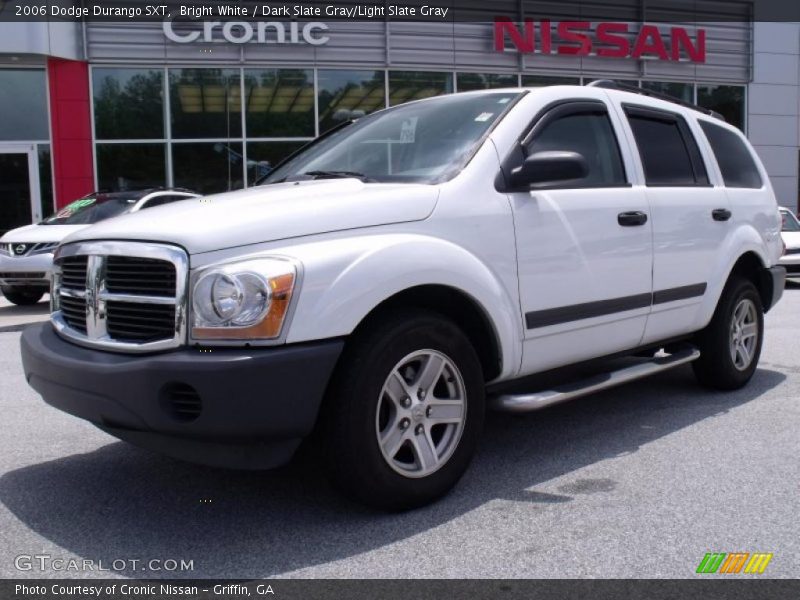 Bright White / Dark Slate Gray/Light Slate Gray 2006 Dodge Durango SXT