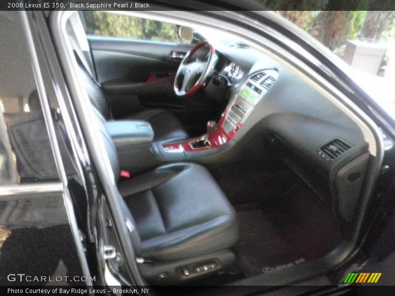 Black Sapphire Pearl / Black 2008 Lexus ES 350