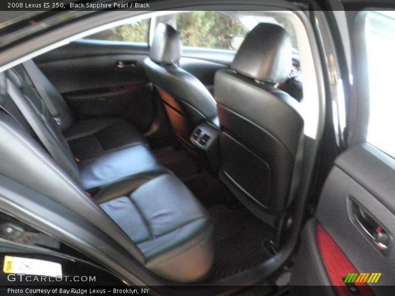 Black Sapphire Pearl / Black 2008 Lexus ES 350