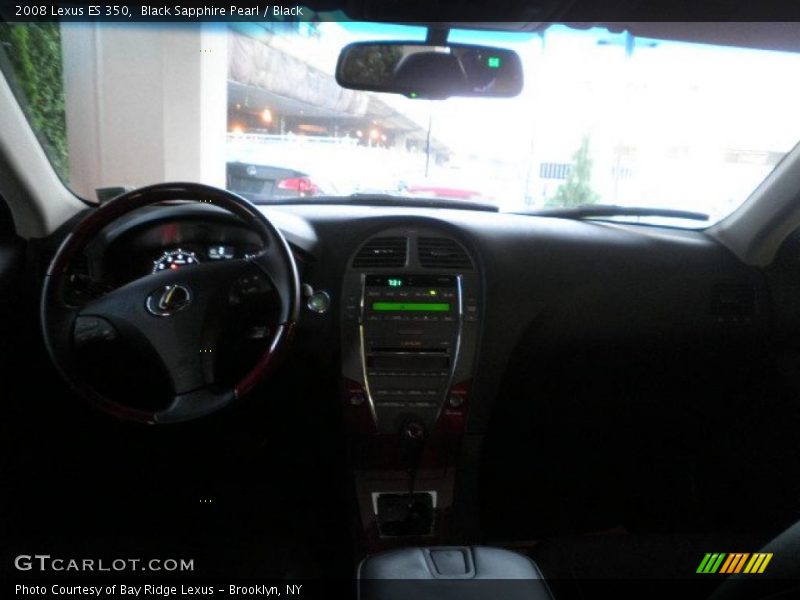 Black Sapphire Pearl / Black 2008 Lexus ES 350