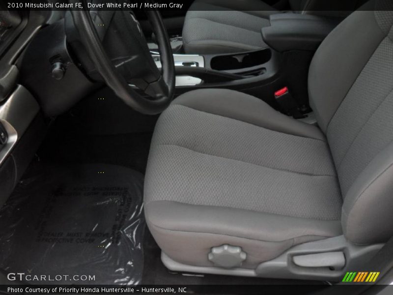 Dover White Pearl / Medium Gray 2010 Mitsubishi Galant FE