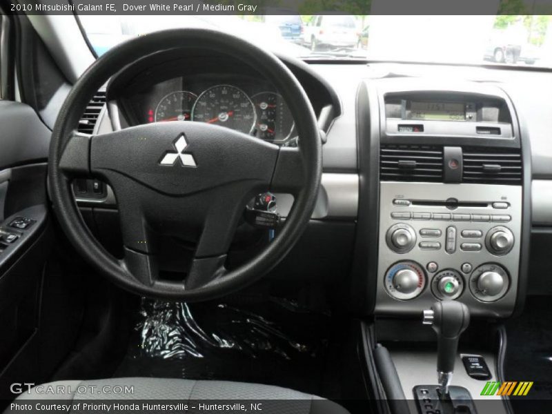 Dover White Pearl / Medium Gray 2010 Mitsubishi Galant FE