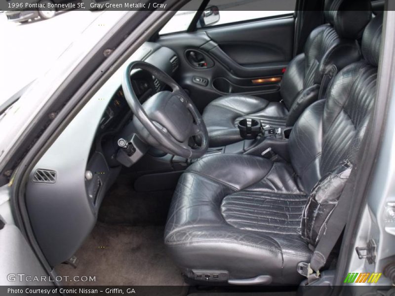 Gray Green Metallic / Gray 1996 Pontiac Bonneville SE