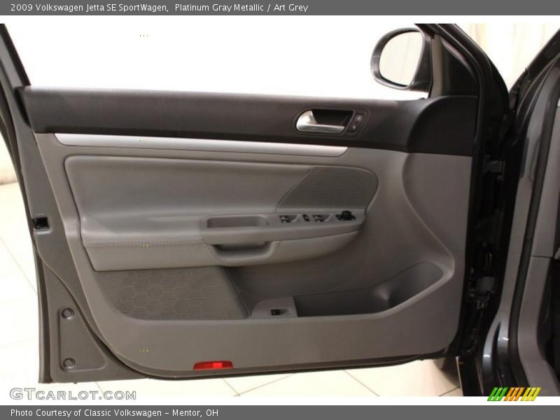 Platinum Gray Metallic / Art Grey 2009 Volkswagen Jetta SE SportWagen