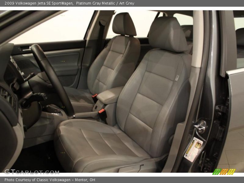 Platinum Gray Metallic / Art Grey 2009 Volkswagen Jetta SE SportWagen
