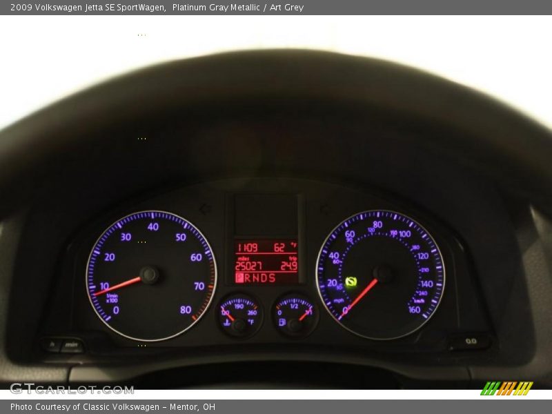 2009 Jetta SE SportWagen SE SportWagen Gauges